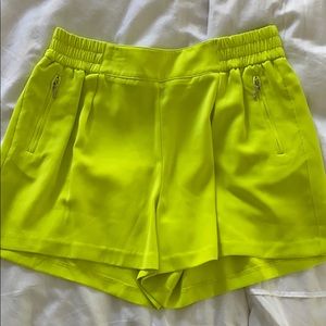 Vince Neon Yellow Shorts size m